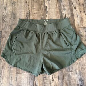 TEK GEAR Women's Olive Green Shorts
